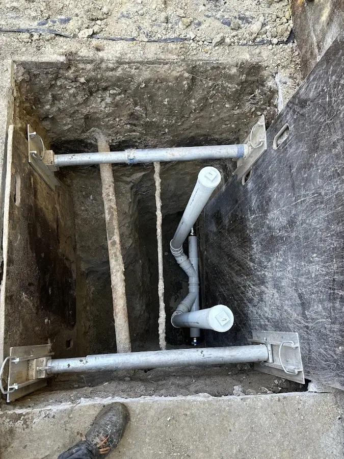 Experienced plumber completing Gas Line Repair work in Millstadt